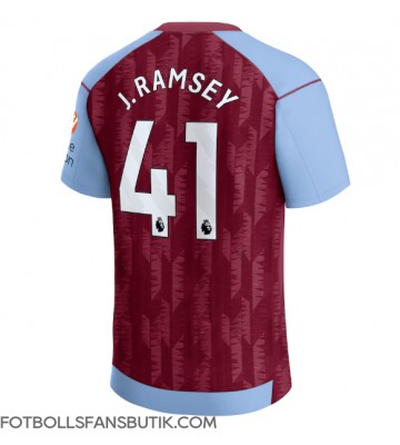 Aston Villa Jacob Ramsey #41 Replika Hemmatröja 2023-24 Kortärmad